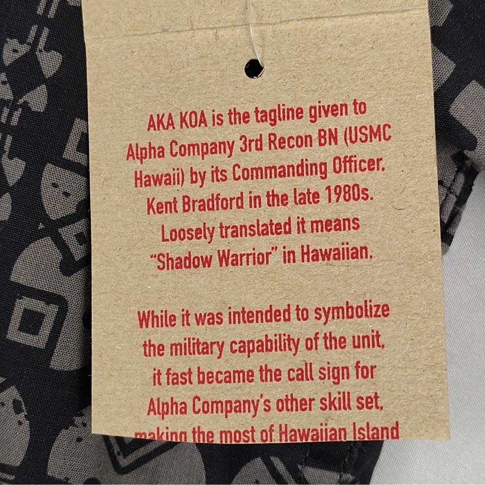 Magpul Kaneohe Short Sleeve Shirt 3XL Grey Black Tribal Hula Girl Aloha MAG767 - Picture 15 of 16